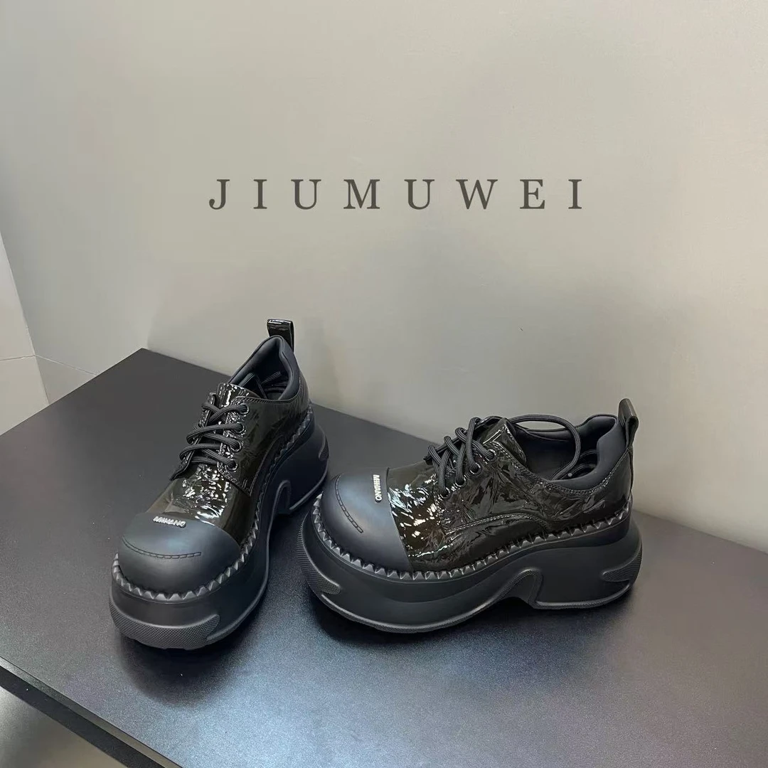 JIUMUWEI  【黑武士】松糕底机甲休闲鞋  2169  2371-10