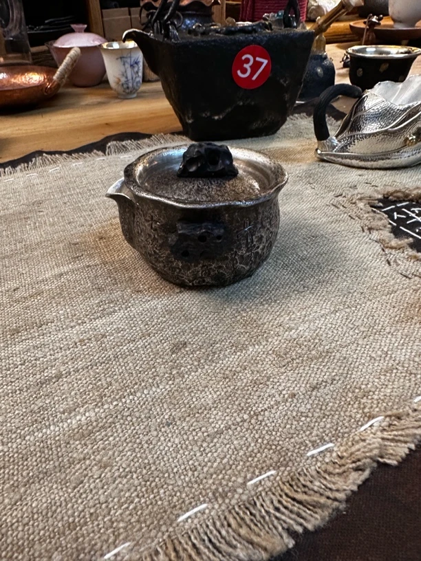 【诺诺的茶】七碗茶诗宝瓶盖碗 足银999 满容120ml