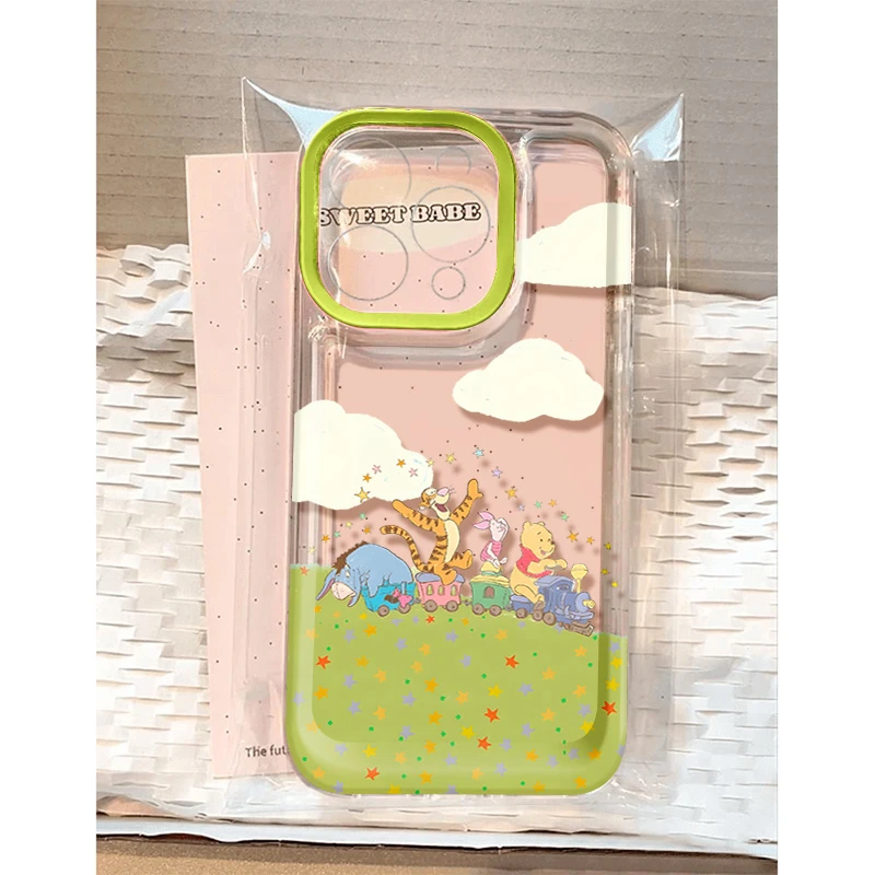 春日维尼熊适用苹果16 15手机壳iPhone13promax防摔14 12男女软11