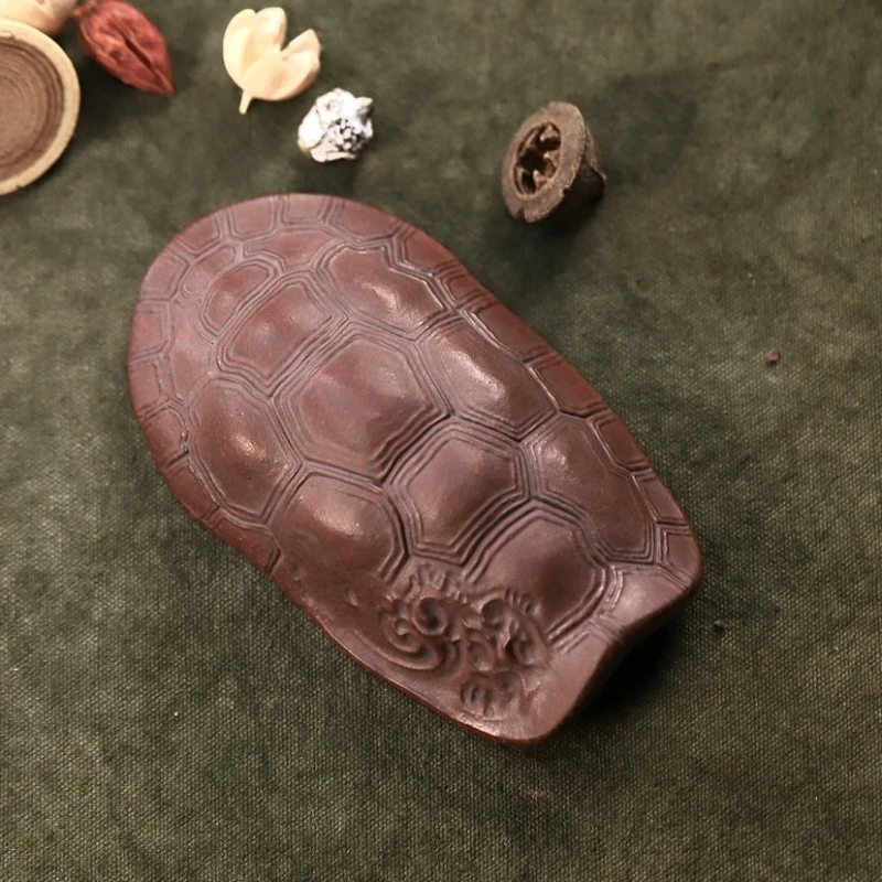 宜兴紫砂 原矿古铜泥 茶则 全手工富甲一方