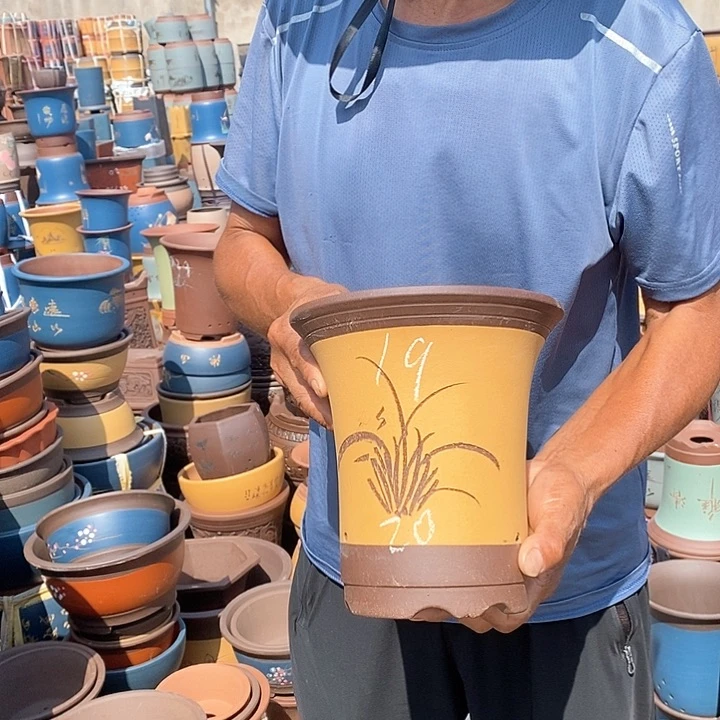 紫砂花盆紫砂花盆