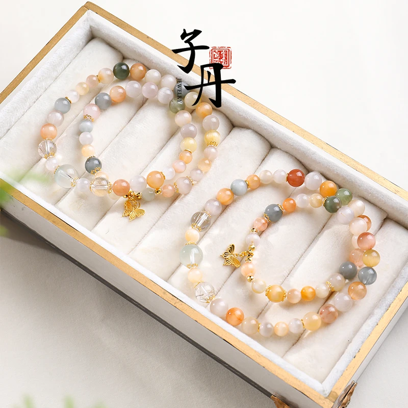 【小乔】 18K彩免毛DIY多圈手串（多样性发/发一条）C5-355