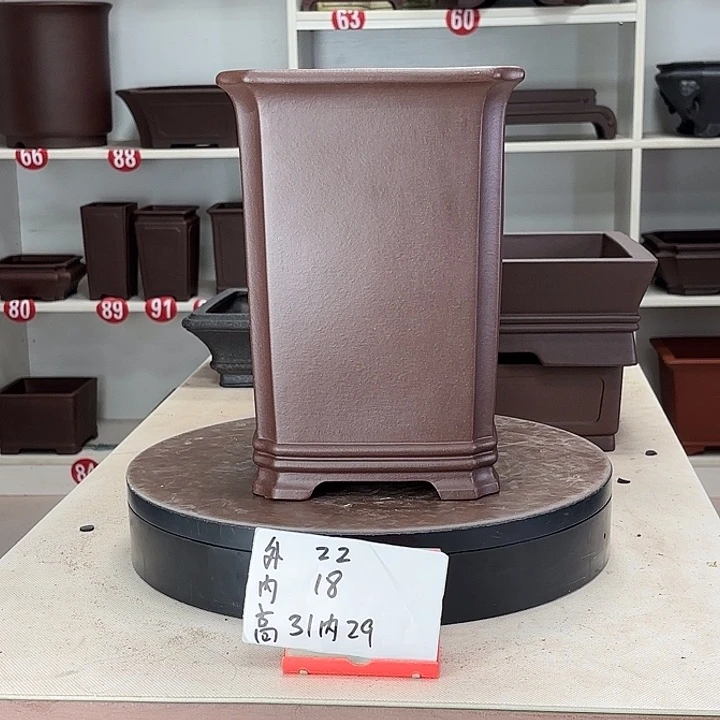 石***哥紫砂花盆切角千筒