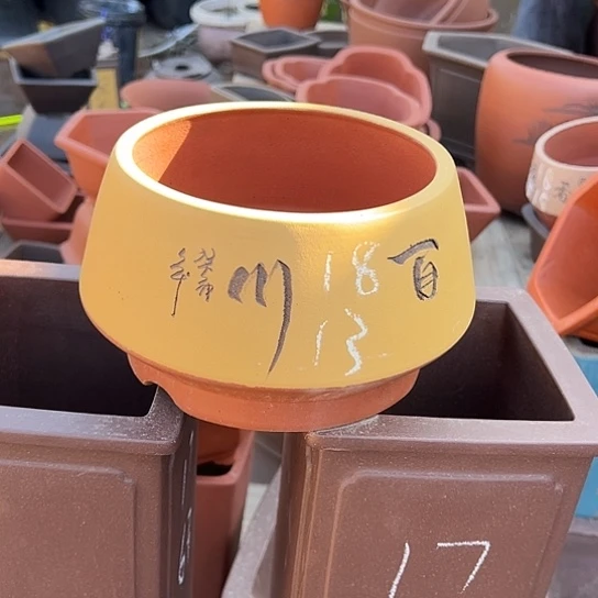 紫砂花盆透气花盆