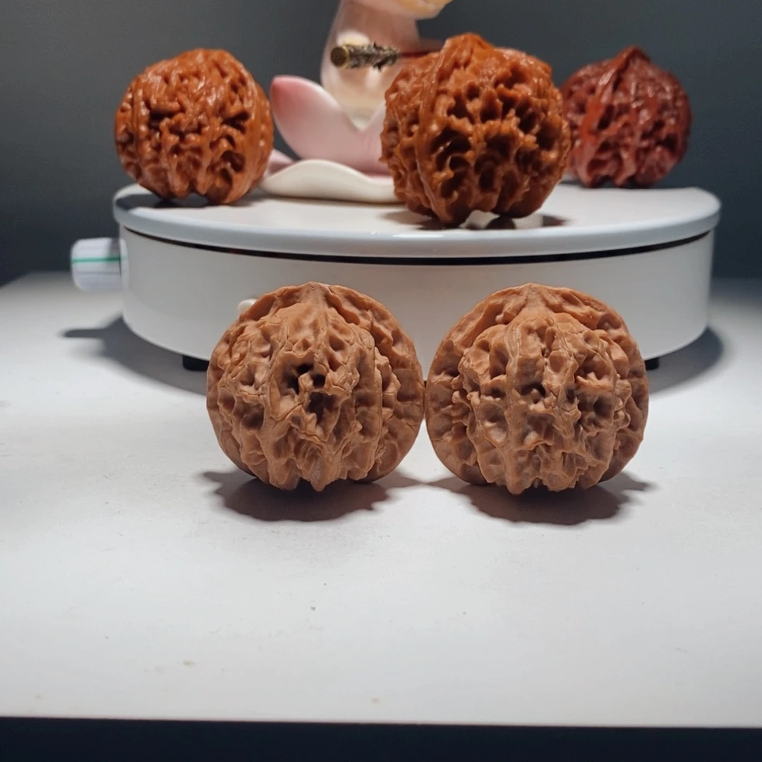 文玩核桃吊坠  605号-逸捻橙皮苹果园-41尺寸