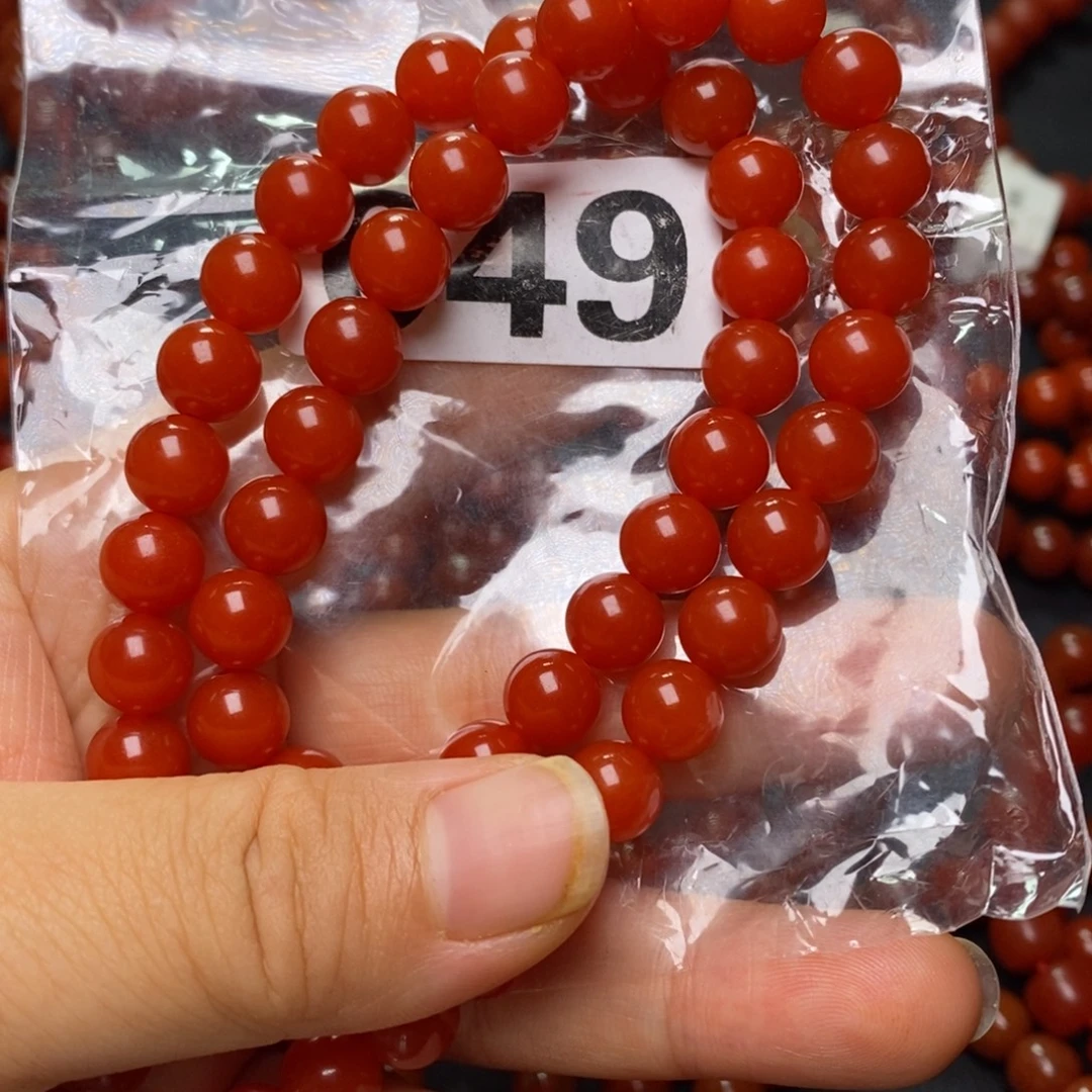 静***+南红玛瑙未镶嵌手链