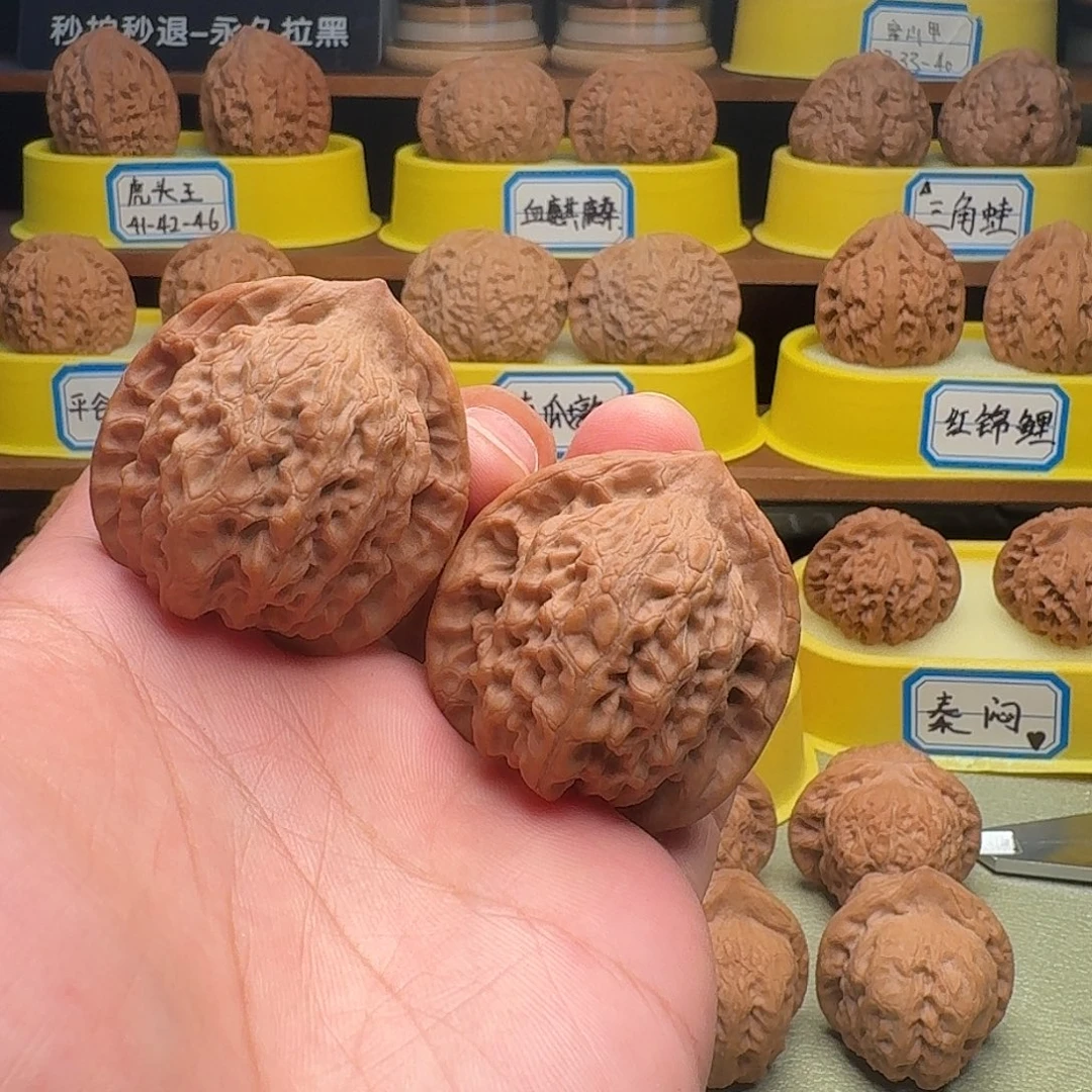 把件文玩核桃观音肚41-40-42全品