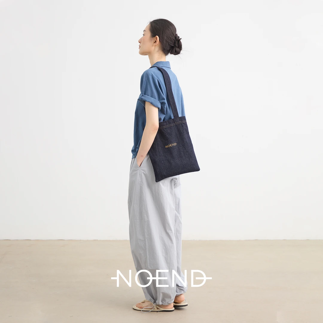 NOEND 25SS 【四季通勤】经典复古蓝牛撞色刺绣牛仔