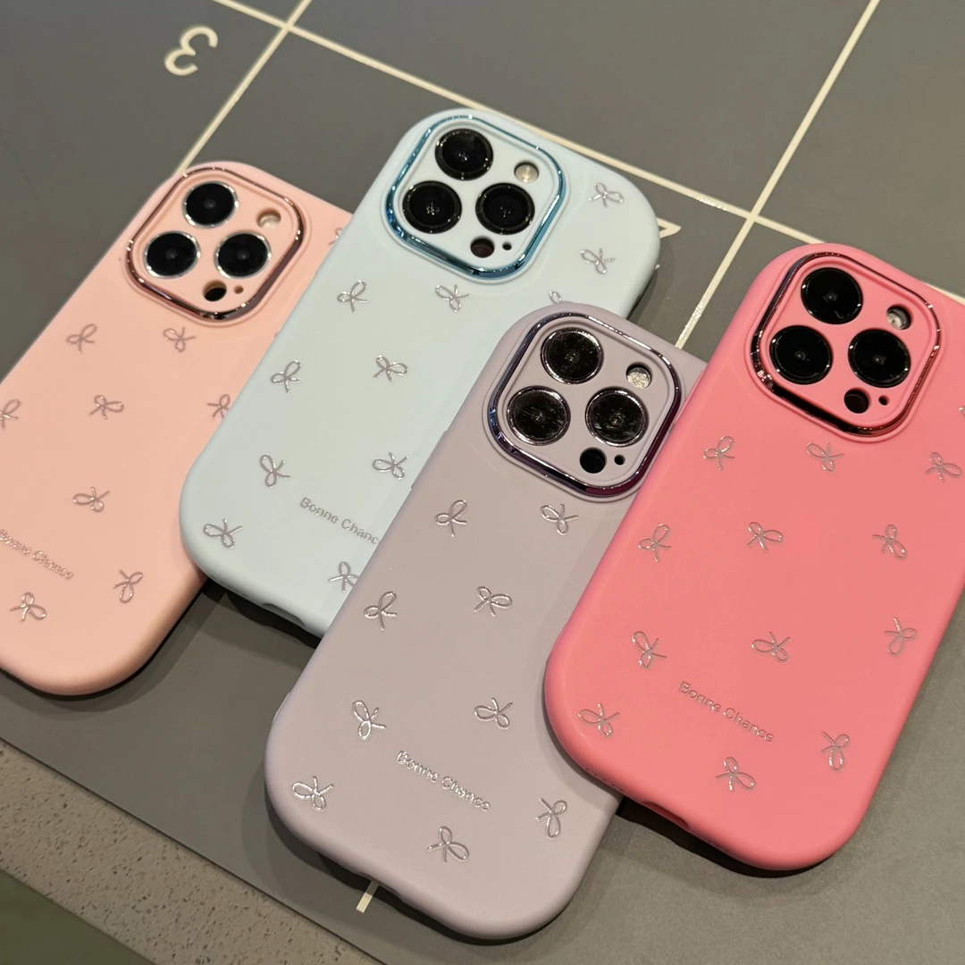 GGBond满屏蝴蝶结适用苹果17/16胖子手机壳华为p70vivo小米15oppo