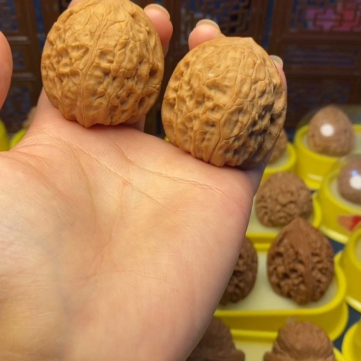 蓝***纺把件文玩核桃41舍利