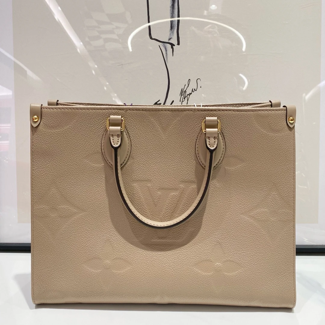 99新 LouisVuitton/路易威登 lv 大象灰otg 中号托特包（14278）