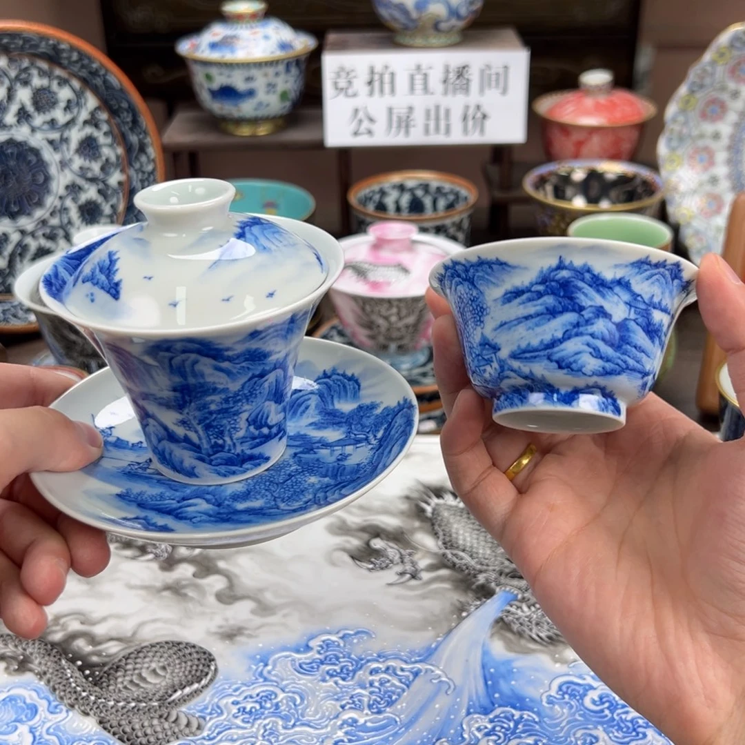 瓷片景德镇手工手绘陶瓷