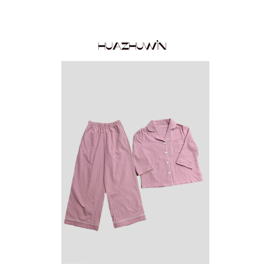 HZ-私订经典长久款高密度粉色居家服