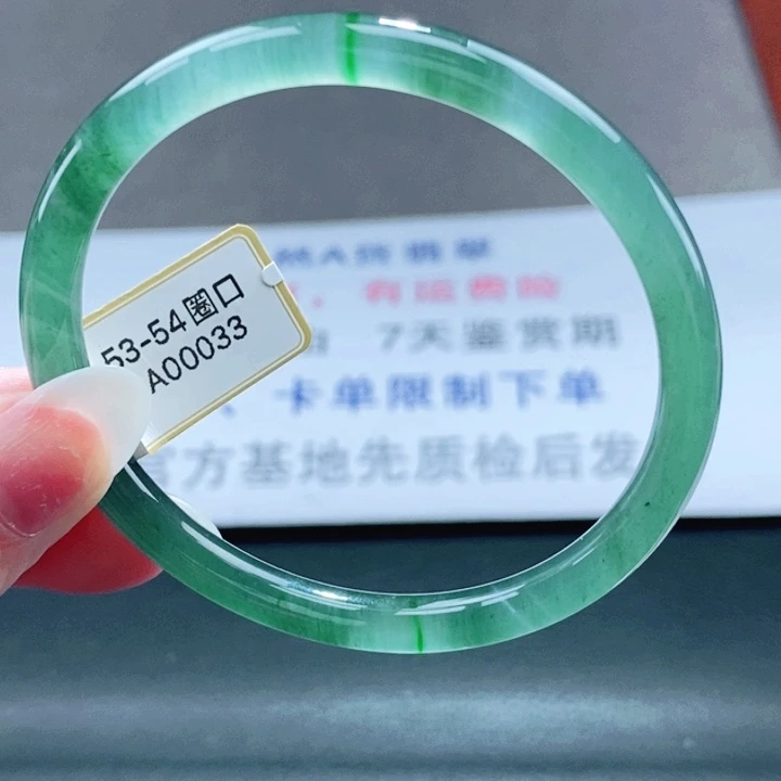 翡翠未镶嵌手镯翡翠手镯100