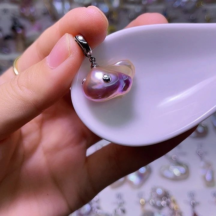 淡水珍珠合金颈饰18