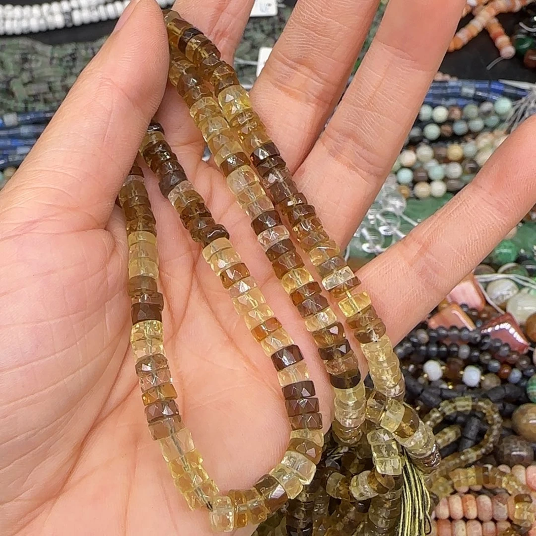 玛瑙/玉髓合金珠宝半成品用****7黑金碧玺拍三86发一条