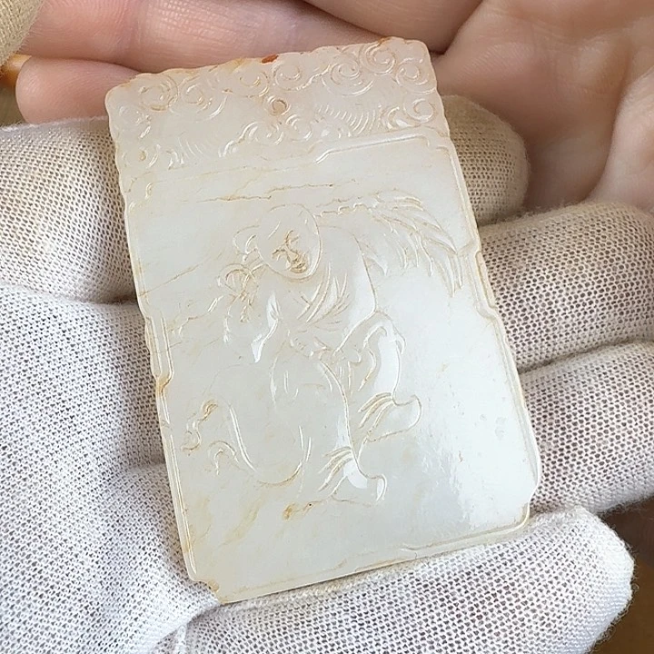 和田玉挂件未镶嵌抖****7