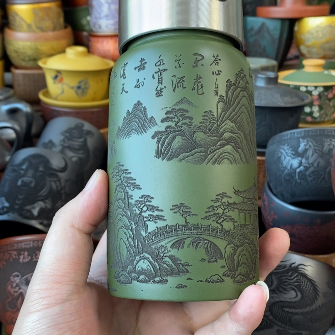 茶杯紫砂宜兴全手工紫砂杯