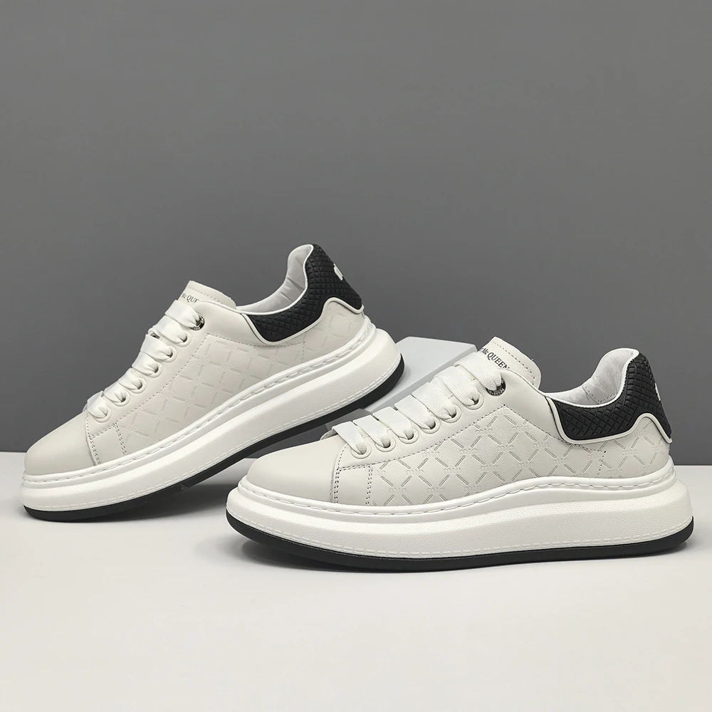 路易圣戈希男士夏季透气滑板鞋运动休闲鞋厚底男款潮鞋百搭男鞋