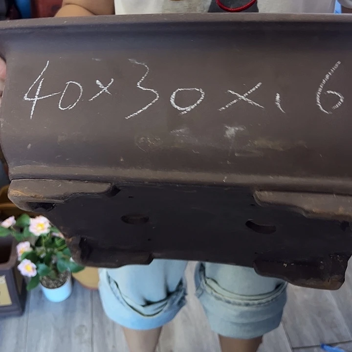 40素面马槽花盆花盆