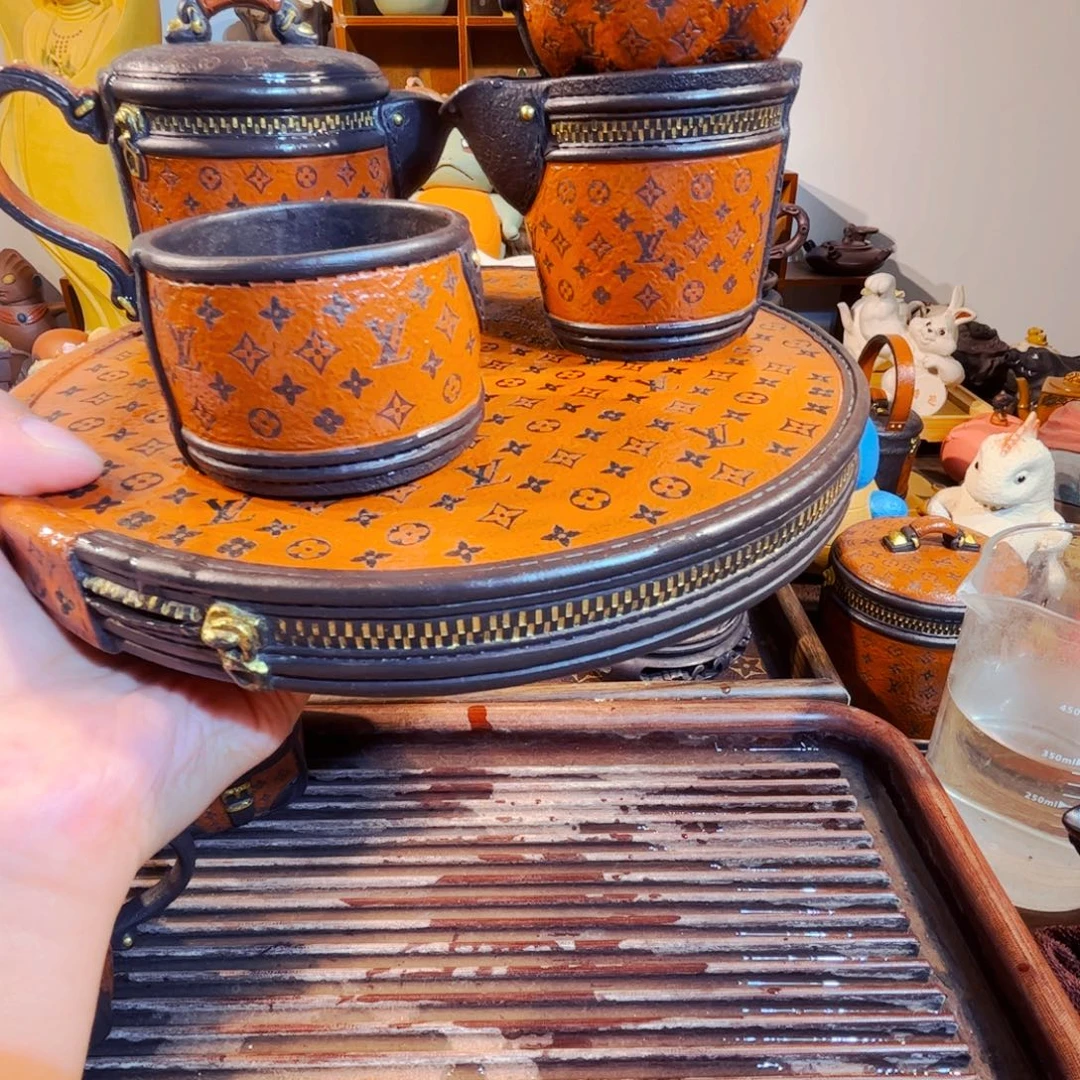 尤***）紫砂茶叶盒纯手工制作过程就是