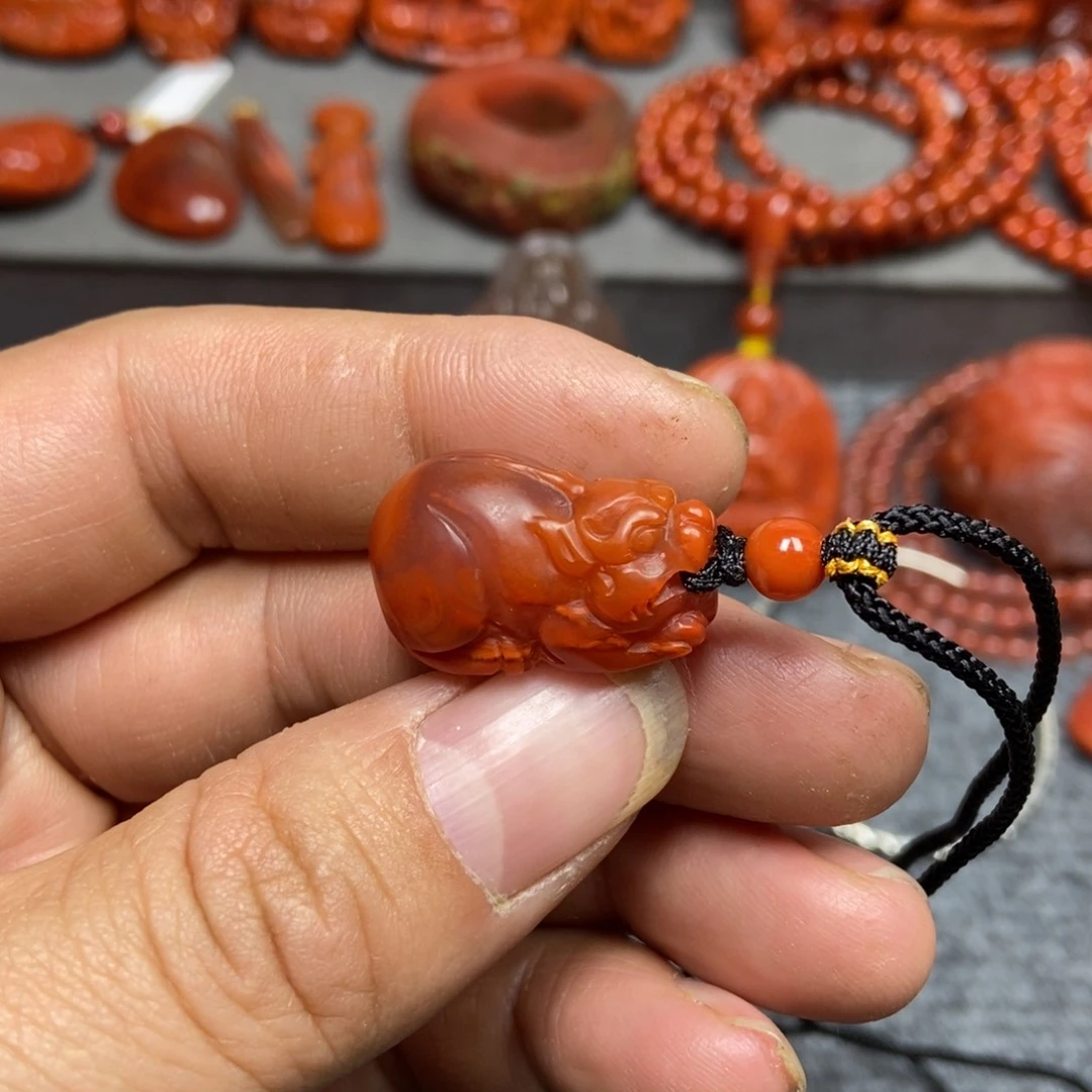 南红玛瑙吊坠(不含链)未镶嵌