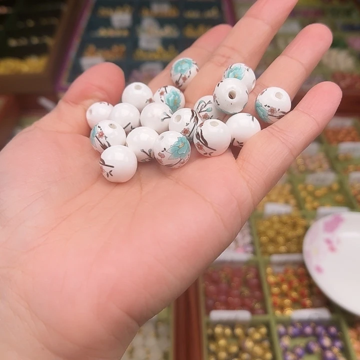 珐琅非遗传承手工圆珠扣
