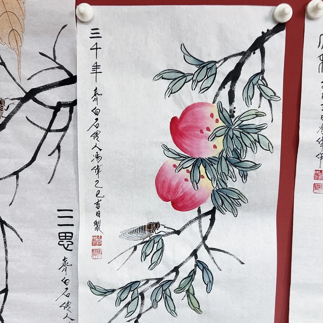 国画冯伟老师亲笔手绘作品慧