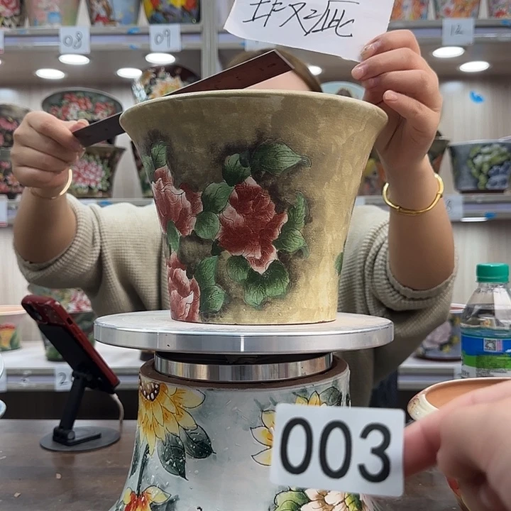 紫砂花盆瑕疵瑕疵003