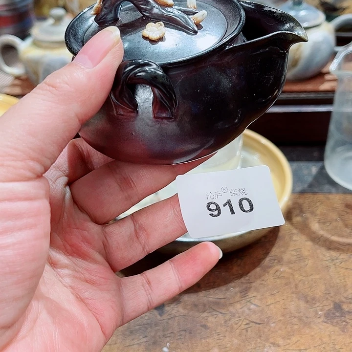 沁庐柴窑古法柴烧全手工茶具