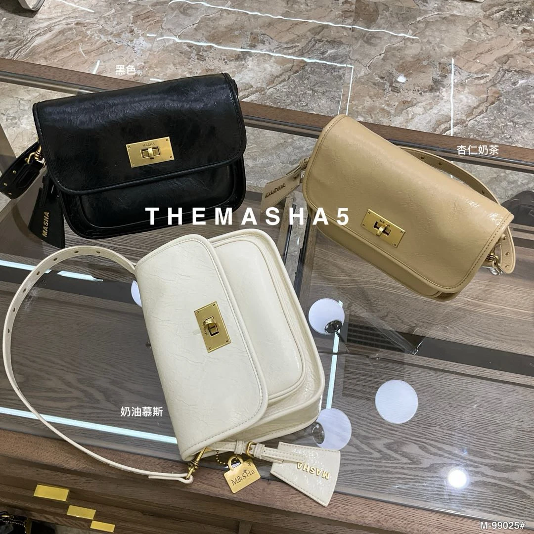 玛莎2025新款女包高级感小众腋下包时尚百搭单肩斜挎包/99025