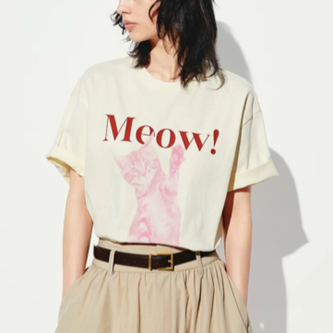 【猫本家】MC家小猫招手印花T恤