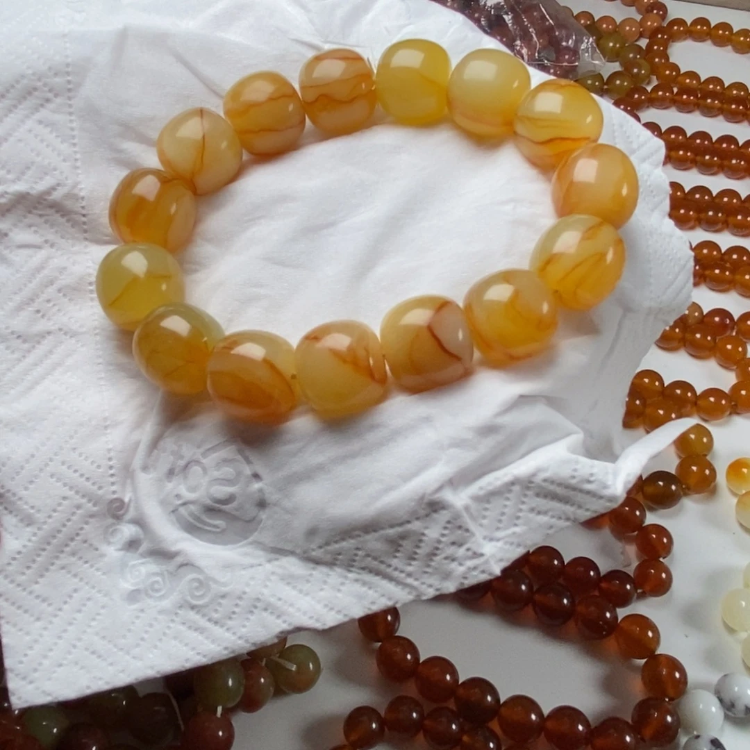 蛇纹石玉未镶嵌手链玉石王卡14老型无科技