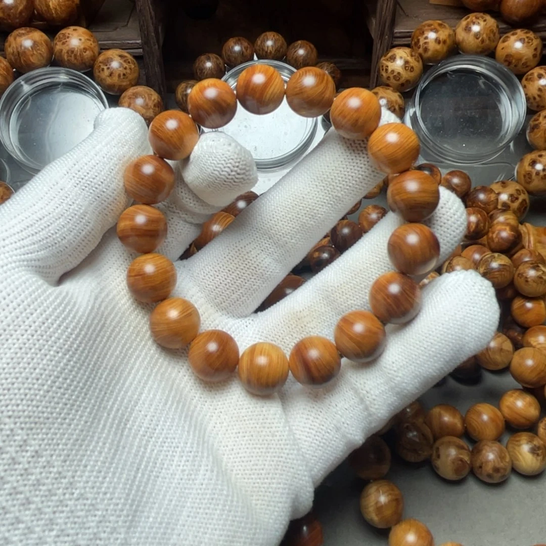 柏木（崖柏）太行崖柏陈化蚕丝纹老红油香料1.2