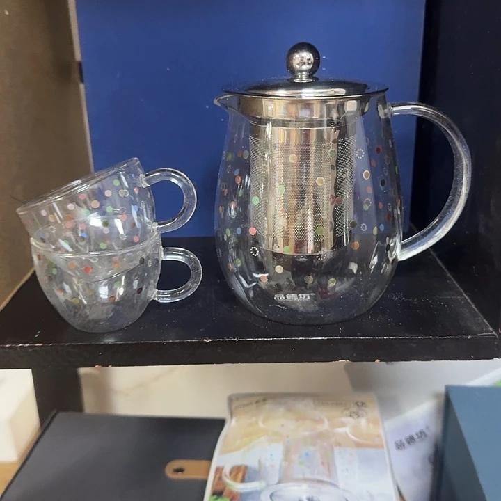 一壶二杯玻璃茶壶