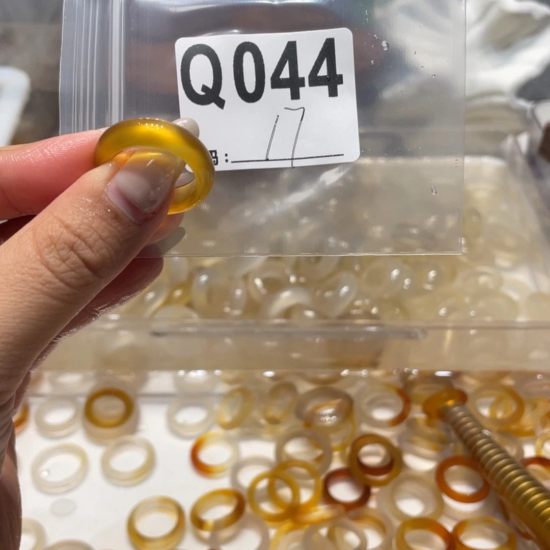 玛瑙/玉髓未镶嵌戒指044