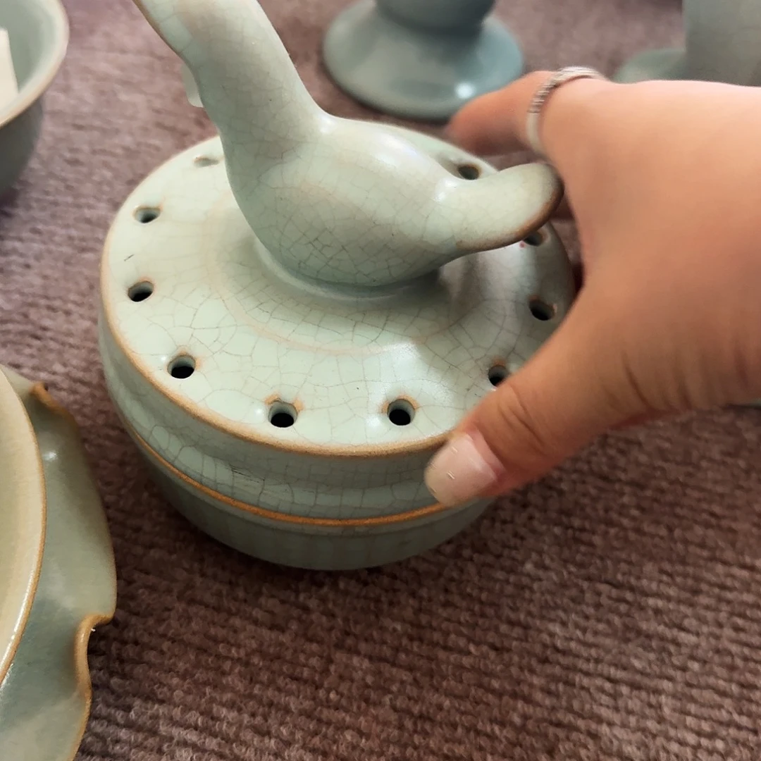 其他天青发色 熏炉一枚