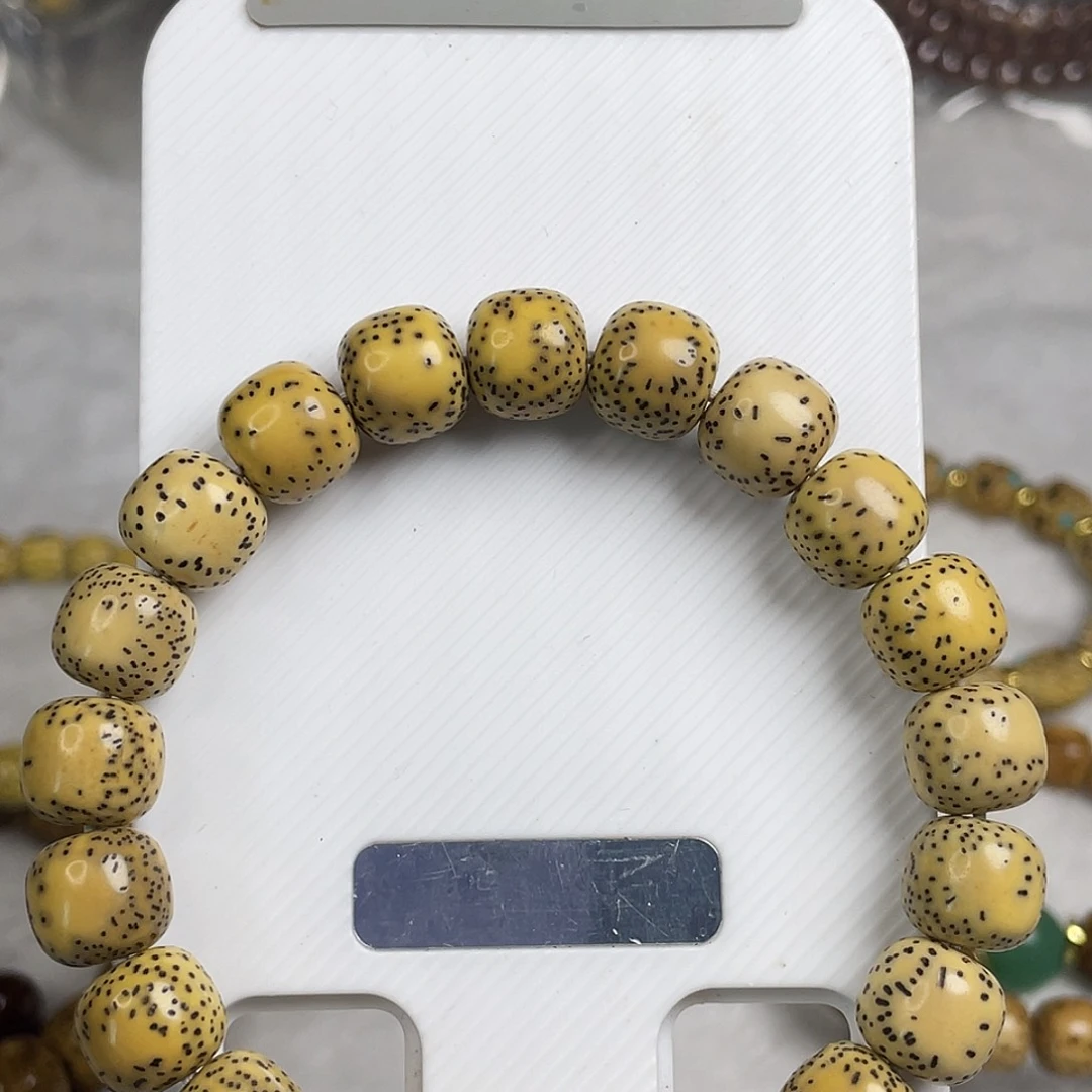 星月菩提把件11*10双留白手串