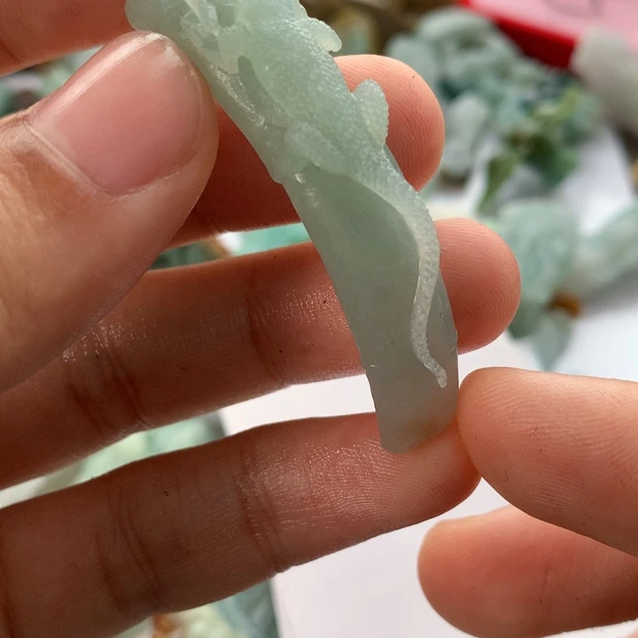 定制翡翠未镶嵌陈***姐翡翠