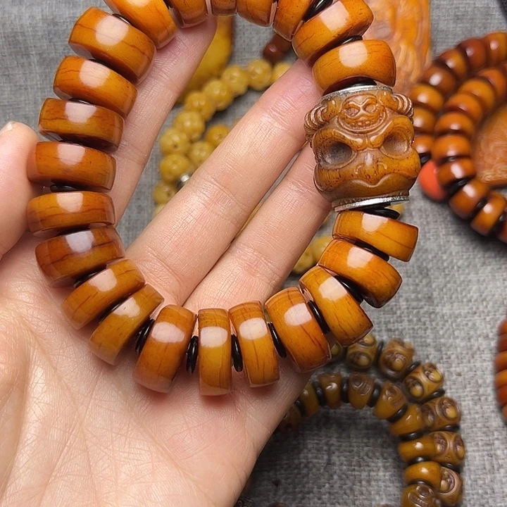 刚***.牛骨手串/手链牦牛骨