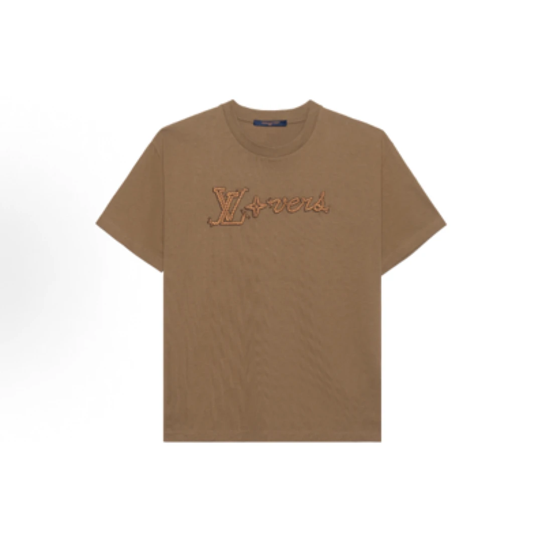 全新未使用 LouisVuitton/路易威登 刺绣圆领短袖/全尺码/K0233