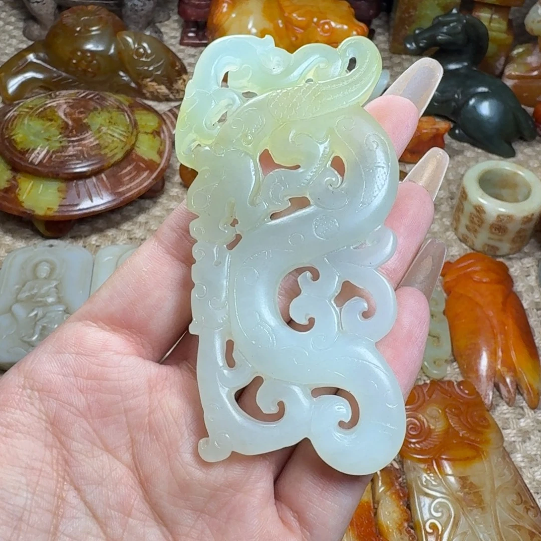 吊坠白玉菩提挂件