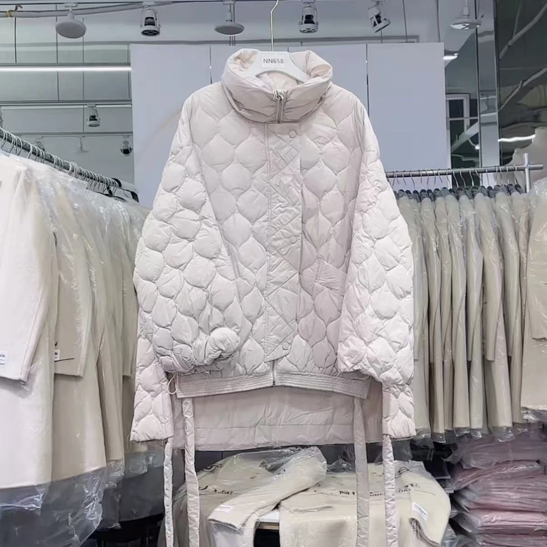 NN658-时尚女装设计感棉服法式气质显瘦洋气百搭