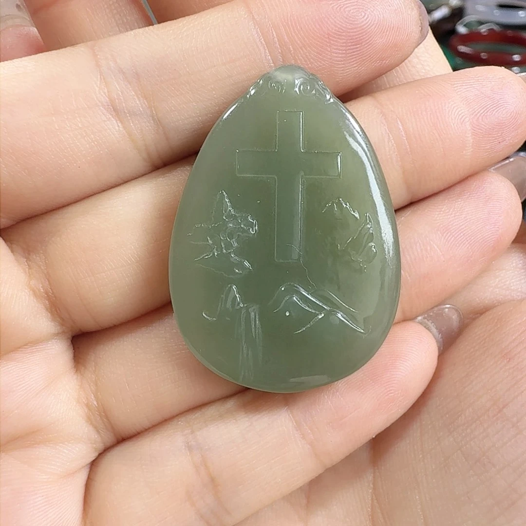 颈饰未镶嵌和田玉