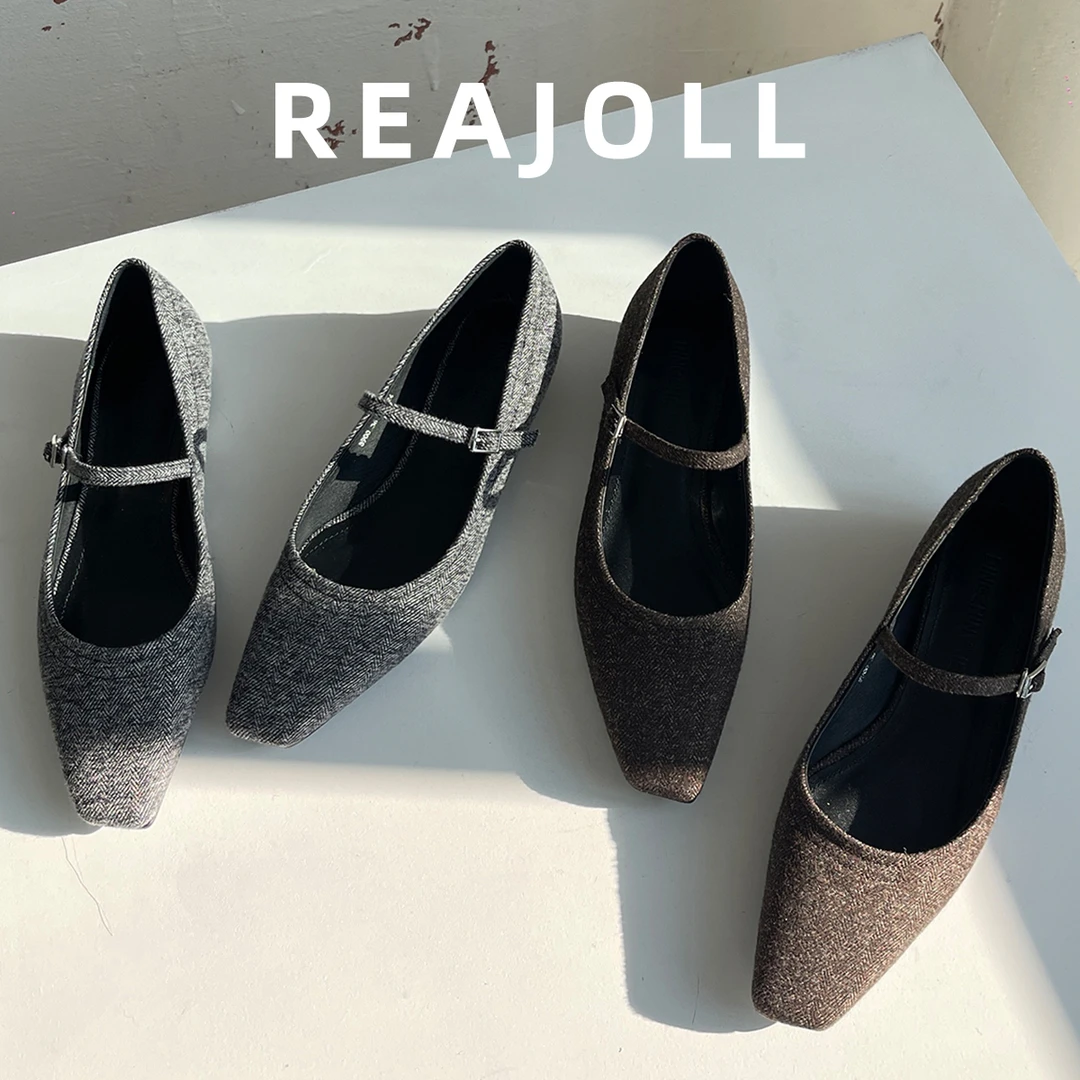 MS-900/法式小众浅口设计师内增高布面玛丽珍鞋配裙子穿的单鞋女