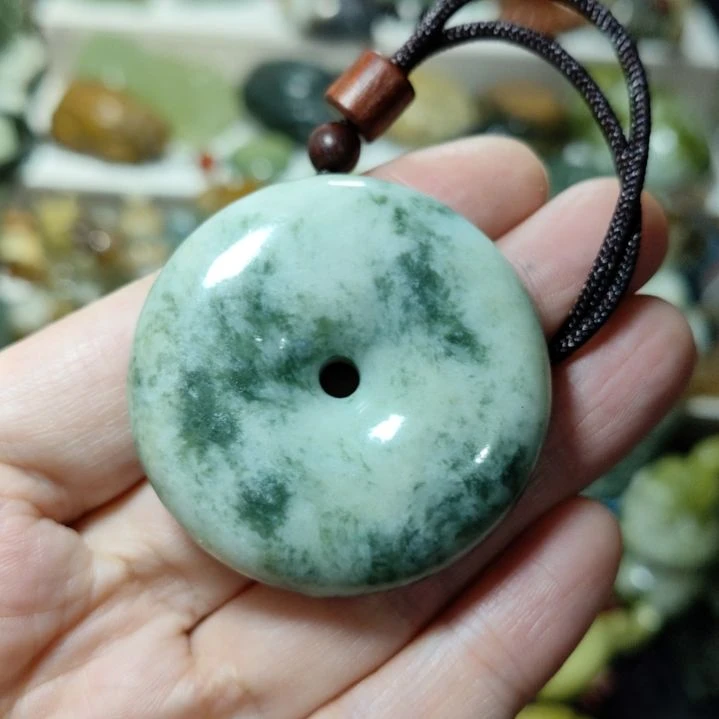 岫玉平安扣未镶嵌