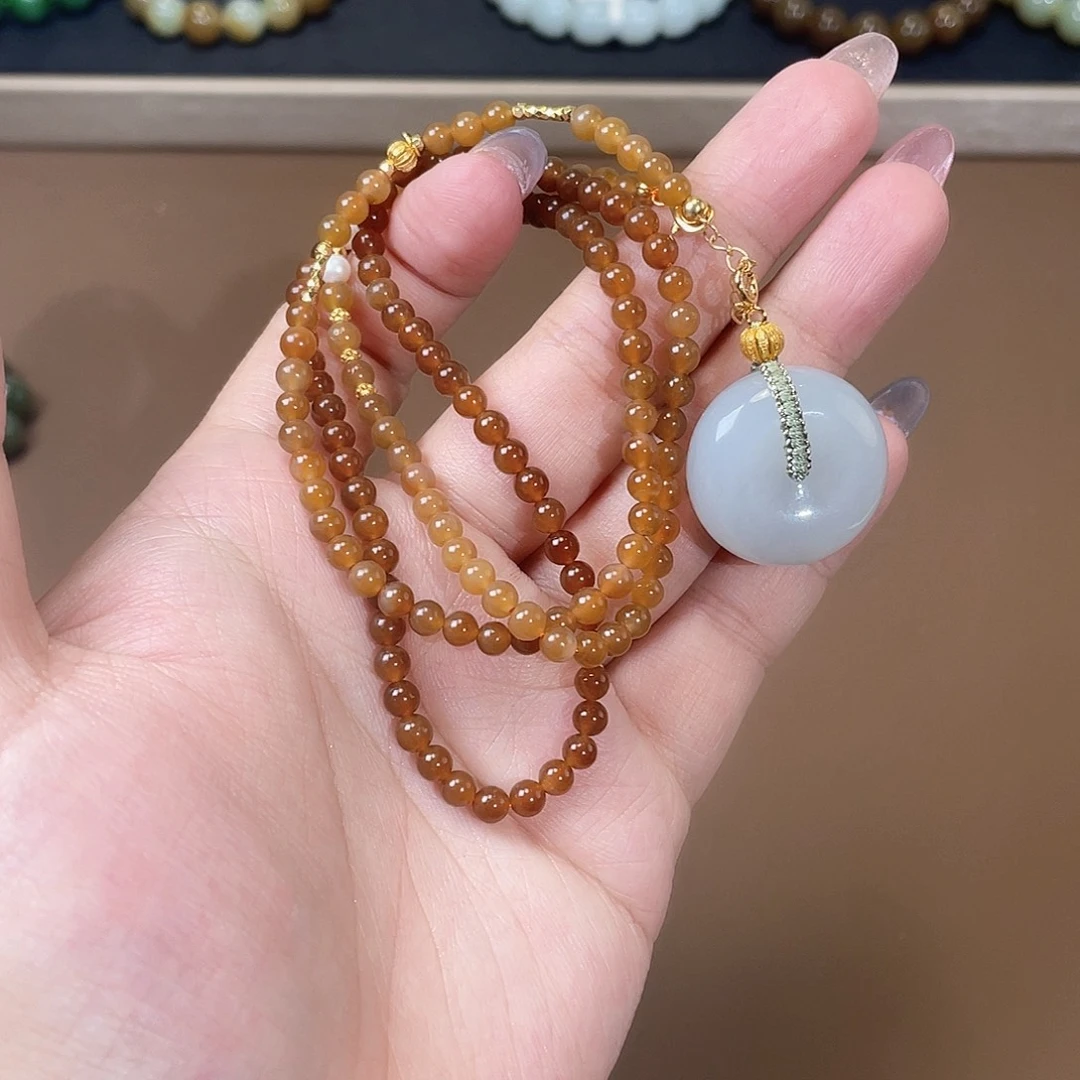 手链未镶嵌和田玉金山糖