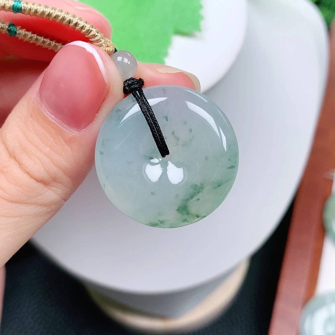 翡翠未镶嵌颈饰平安26-6.2