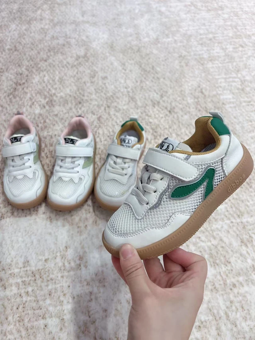 25032/25031儿童时尚百搭舒适单网运动板鞋