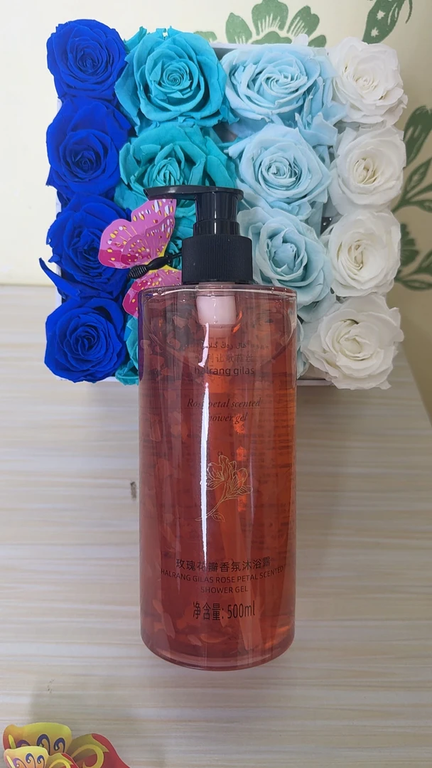 全国包邮【500ml大瓶装】玫瑰花沐浴露液持久留香补水保湿清洁香水